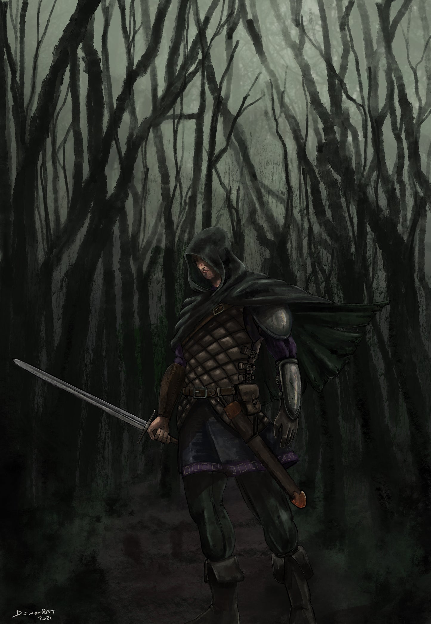 Vireo Character Art - Digital Copy